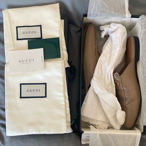 Lightly Used Gucci Princetown Malaga Beige Nude Mules 🍂